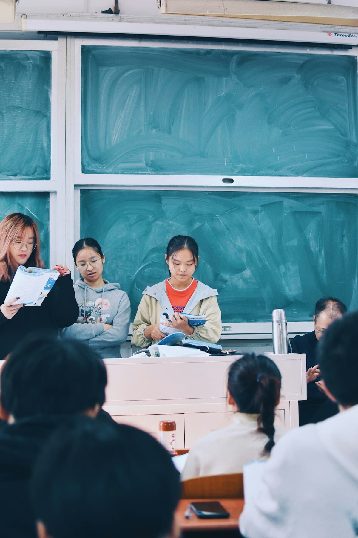Children learning together in classroom